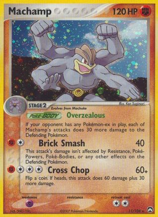 Machamp 011/108/108 - Holo Rare - Holofoil