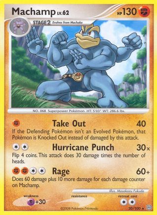Machamp 020/100 - Rare