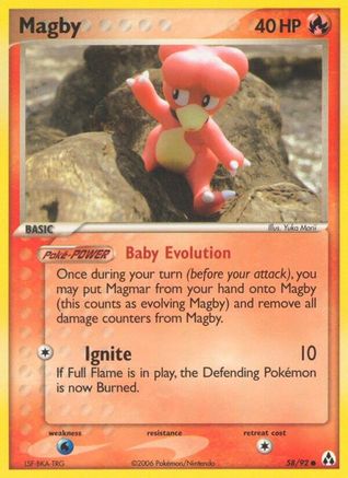 Magby 058/92/92 - Common - Reverse Holofoil
