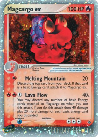 Magcargo ex 095/97 - Ultra Rare - Holofoil