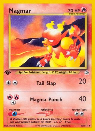 Magmar 040/111/111 - Uncommon - Unlimited