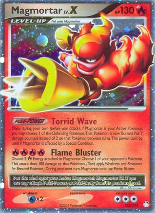 Magmortar Lv.X 123/123/123 - Ultra Rare - Holofoil