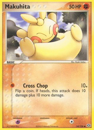 Makuhita 054/106 - Common - Reverse Holofoil