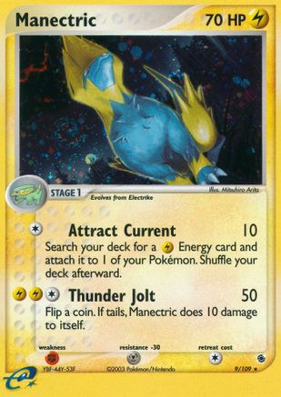 Manectric 009/109/109 - Holo Rare - Holofoil