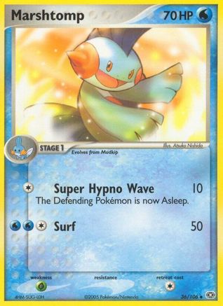 Marshtomp 036/106 - Uncommon - Reverse Holofoil