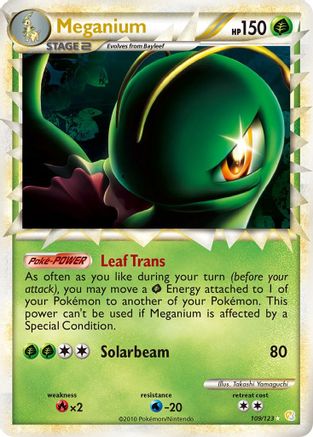 Meganium (Prime) 109/123/123 - Ultra Rare - Holofoil