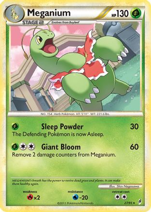 Meganium 027/95/95 - Rare