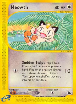 Meowth 078/144 - Common
