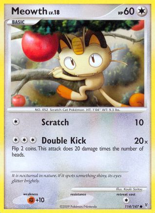 Meowth 114/147 - Common