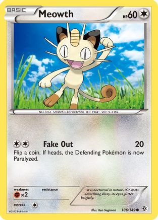 Meowth 106/149 - Common