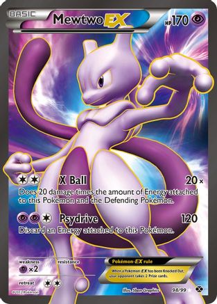 Mewtwo EX (98 Full Art) 098/99 - Ultra Rare - Holofoil