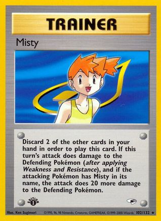 Misty (102) 102/132/132 - Rare - 1st Edition