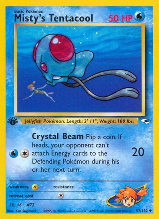 Misty's Tentacool (57) 057/132/132 - Uncommon - Unlimited