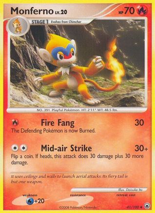 Monferno 041/100 - Uncommon