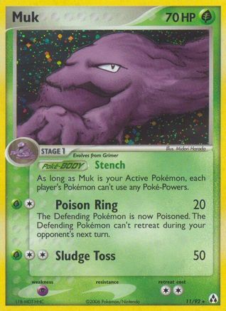 Muk 011/92 - Holo Rare - Holofoil