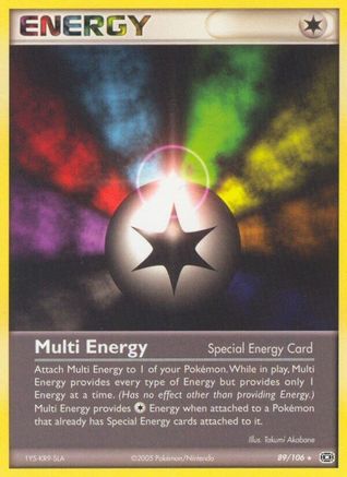 Multi Energy 089/106 - Rare - Reverse Holofoil
