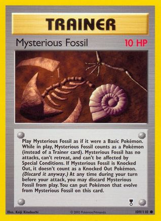 Mysterious Fossil 109/110/110 - Common