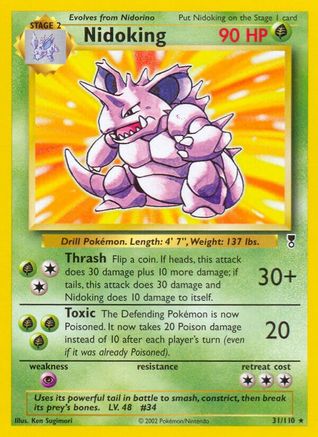 Nidoking 031/110 - Rare