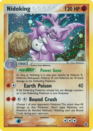 Nidoking 008/112 - Holo Rare - Holofoil