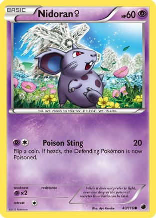 Nidoran F 040/116/116 - Common