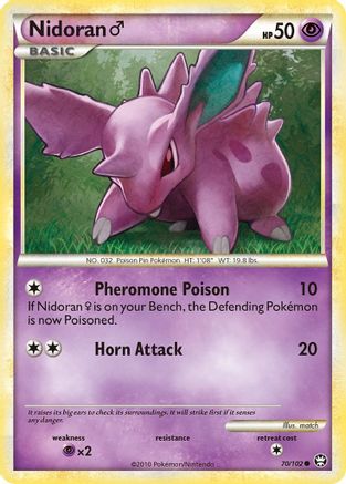 Nidoran M 070/102/102 - Common