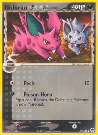 Nidoran M (Delta Species) 057/101/101 - Common