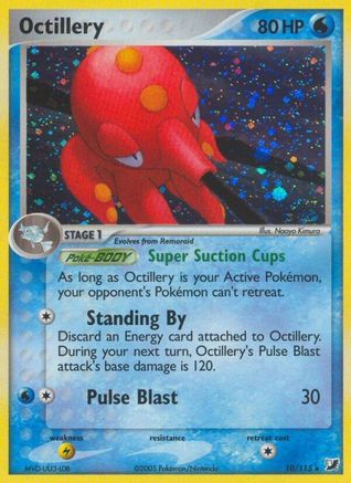 Octillery 010/115/115 - Holo Rare - Reverse Holofoil