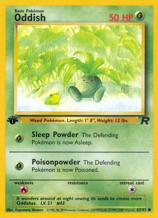 Oddish 063/82/82 - Common - Unlimited