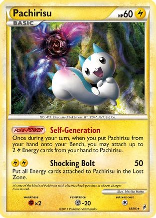 Pachirisu 018/95/95 - Holo Rare - Holofoil