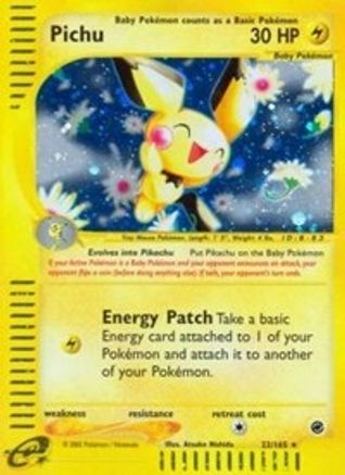 Pichu (22) 022/165 - Holo Rare - Holofoil