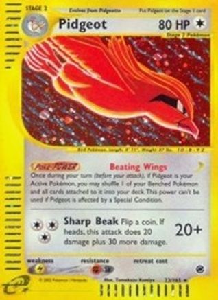 Pidgeot (23) 023/165 - Holo Rare - Holofoil