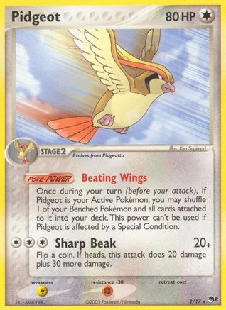 Pidgeot 002/017/17 - Rare