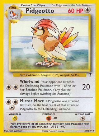 Pidgeotto 034/110 - Rare