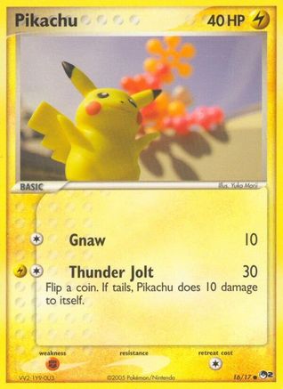 Pikachu 016/017/17 - Common