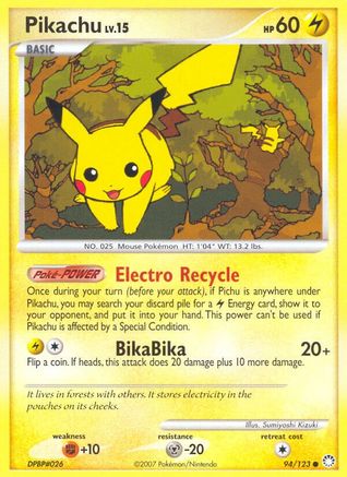 Pikachu 094/123/123 - Common