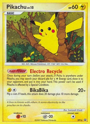 Pikachu DP16/56 - Promo - Holofoil