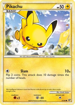 Pikachu 061/90/90 - Common