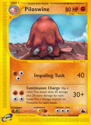 Piloswine (43) 043/144 - Uncommon