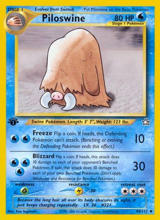 Piloswine 044/111/111 - Uncommon - Unlimited