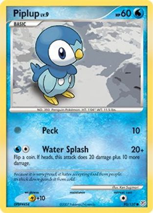 Piplup 093/130/130 - Common