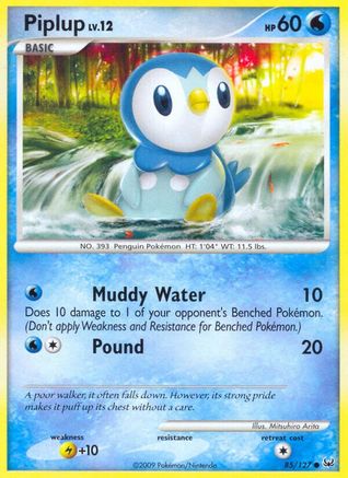 Piplup 085/127/127 - Common