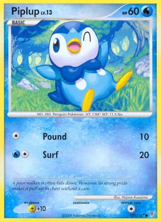 Piplup 121/147 - Common