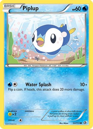 Piplup 033/113/113 - Common