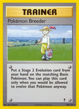 Pokemon Breeder 102/110 - Rare