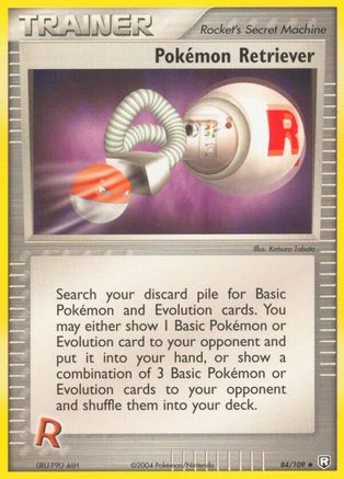 Pokemon Retriever 084/109/109 - Uncommon - Reverse Holofoil