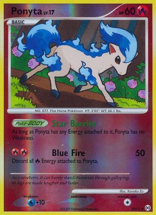 Ponyta (Shiny) SH11/99 - Shiny Holo Rare - Reverse Holofoil