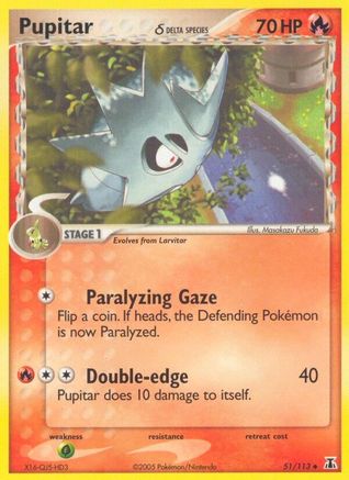 Pupitar (Delta Species) 051/113 - Uncommon