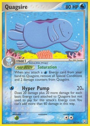 Quagsire 026/109 - Rare