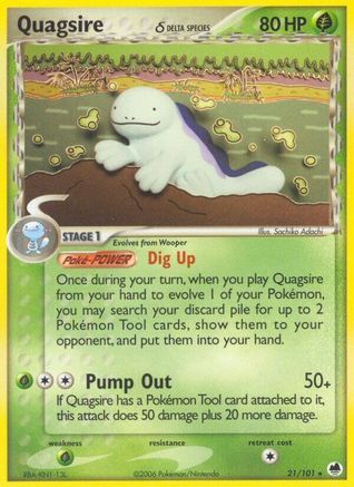 Quagsire (Delta Species) 021/101/101 - Rare