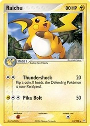 Raichu 051/110 - Uncommon - Reverse Holofoil